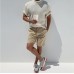 Gentlemans Simple Pleated Design Casual Short-sleeved T-shi