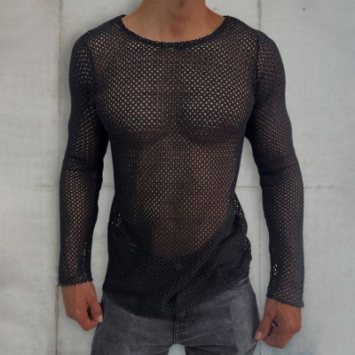 Men's Light Mesh Knit All Season T-Shirt