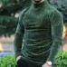 Men's Warm Velvet Slim Fit Casual Long Sleeve T-shirt