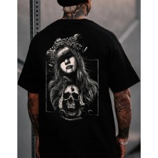 Forbidden Girl And Skeleton Tshirt