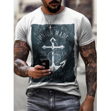 Vintage Anchor Poster Print T-shirt