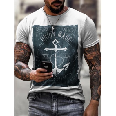 Vintage Anchor Poster Print T-shirt