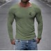 King Solid Color Slim Long-sleeved T-shirt