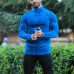 Men's Warm Velvet Slim Fit Simple Long Sleeve T-Shirt