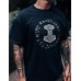 Viking Hammer Printed Graphic T-shirt