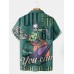 Surfers Paradise Vintage Poster Print Short Sleeve Polo Shirt