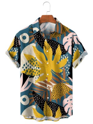 Exotic Tropical Plant Resort Short Sleeve Shirt